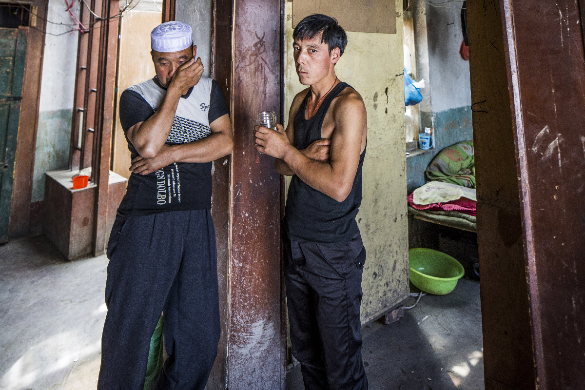 Ouvriers de l ethnie musulmane chinoise des Hui